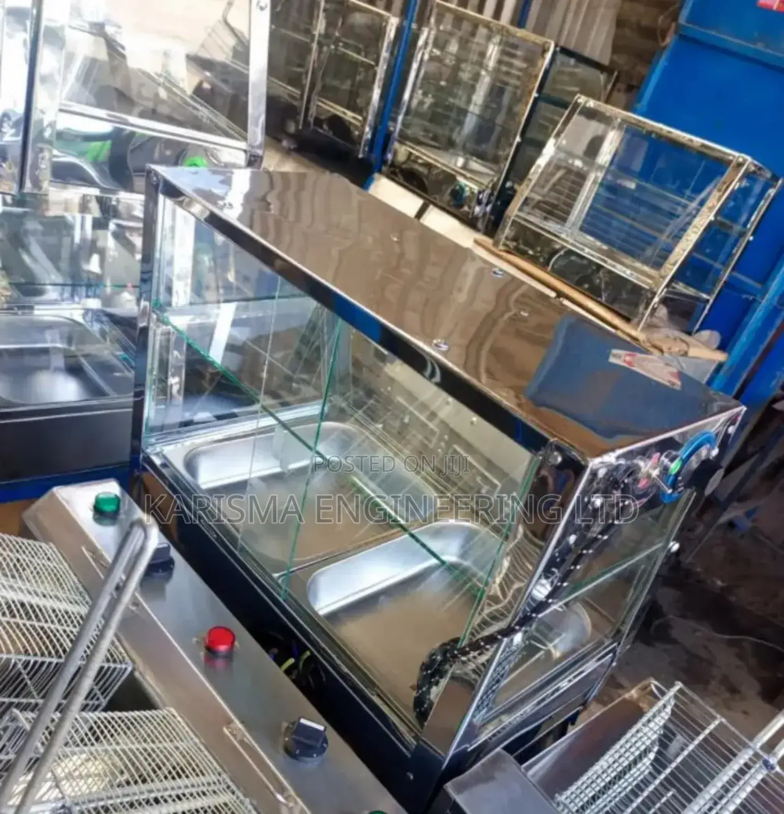 Rectangular Aluminum Glass Display