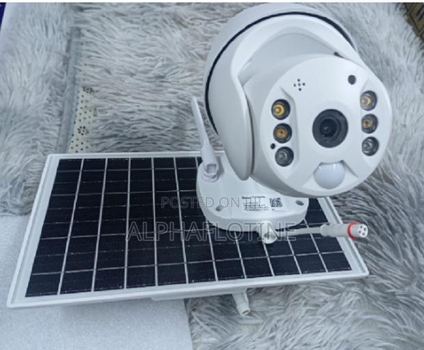 Solar Camera Powered PTZ 360° CCTV Single Lens