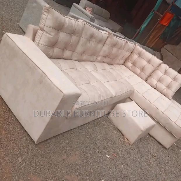Coner Seat Sofa And A Table
