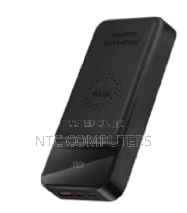 Promate 20000mah Slim Power Bank With 15 Wireless Charging