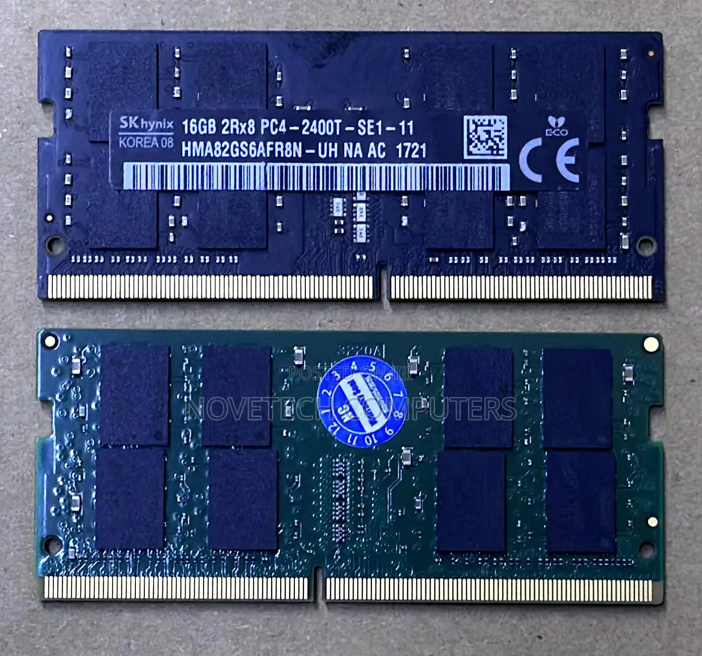 Sk Hynix 16gb 2rx8 Pc4-2400t-Se1-11 Ddr4 Laptop Ram Memory