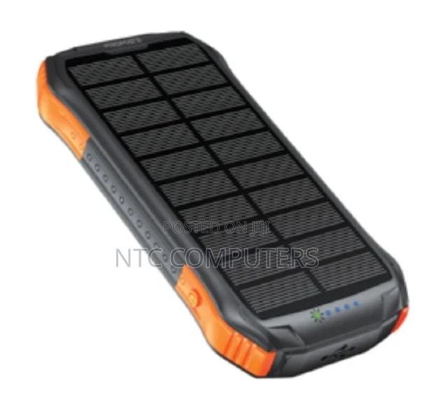 Promate 10000mah Waterproof Solar Powerbank With 18w Usb-C