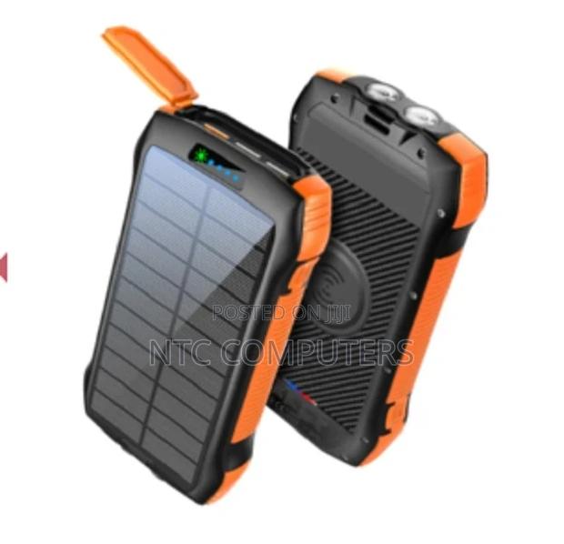 Promate 20000mah Solar Power Bank With 20w Power Delivery, 3