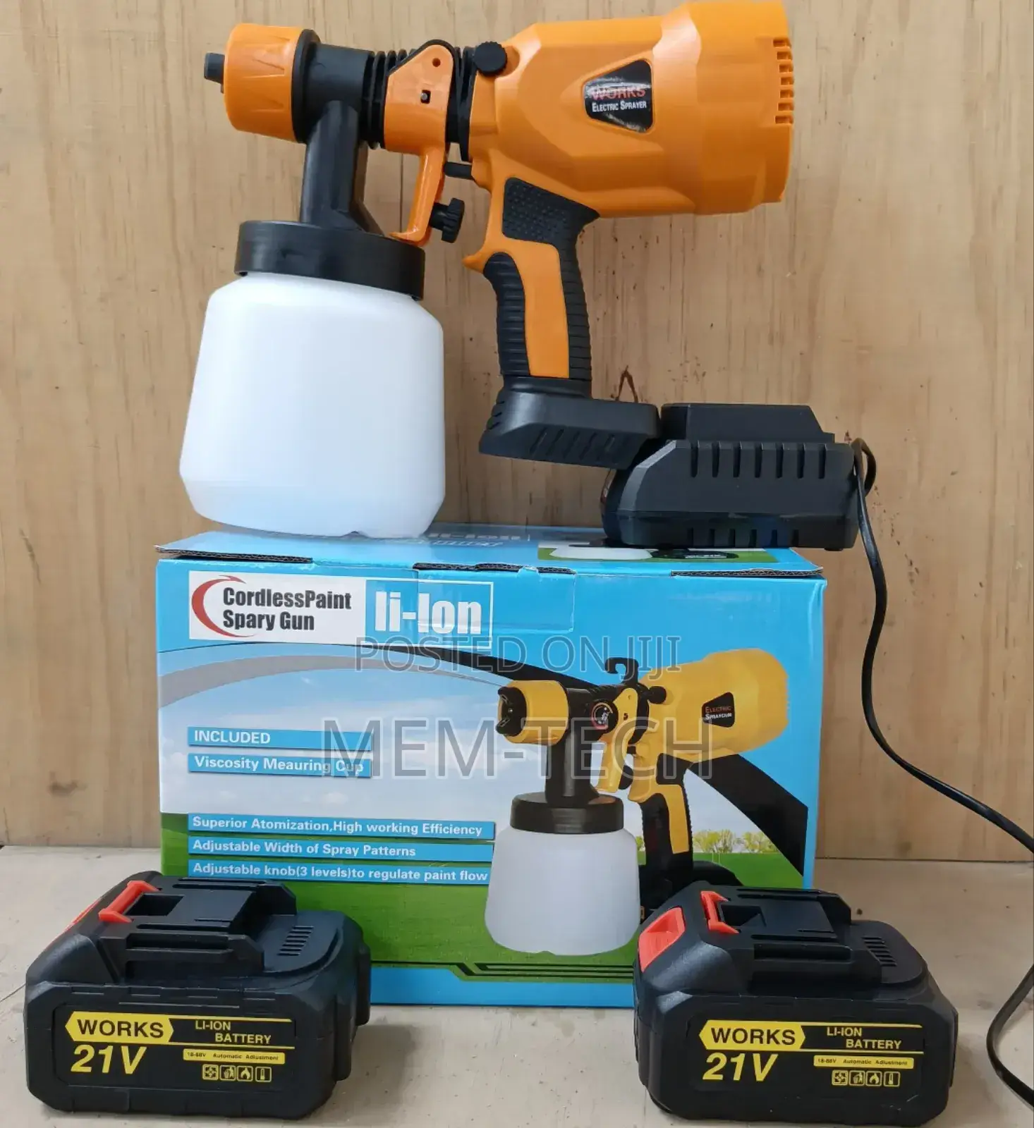 Works Cordless Spray Gun/Quality Cordless Spray Gun