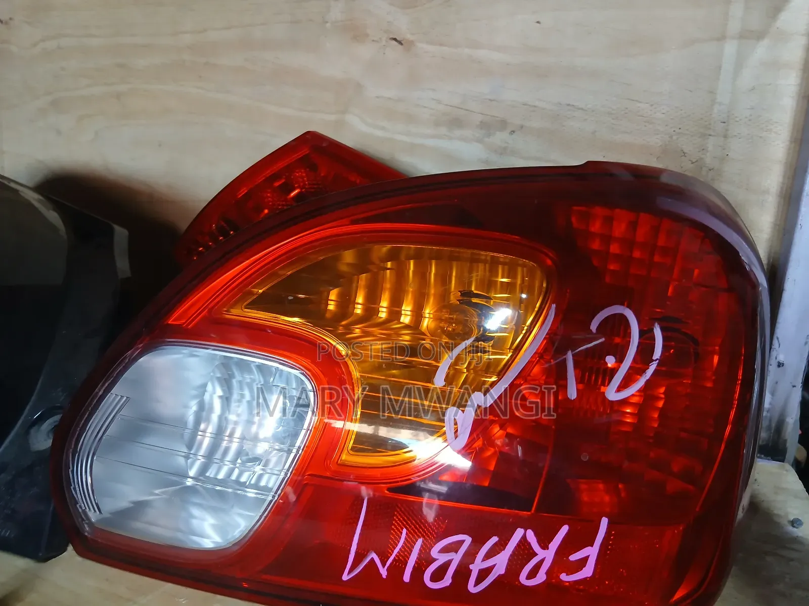 Mitsubishi Mirage 2013 Taillight/Backlight/Rear Light