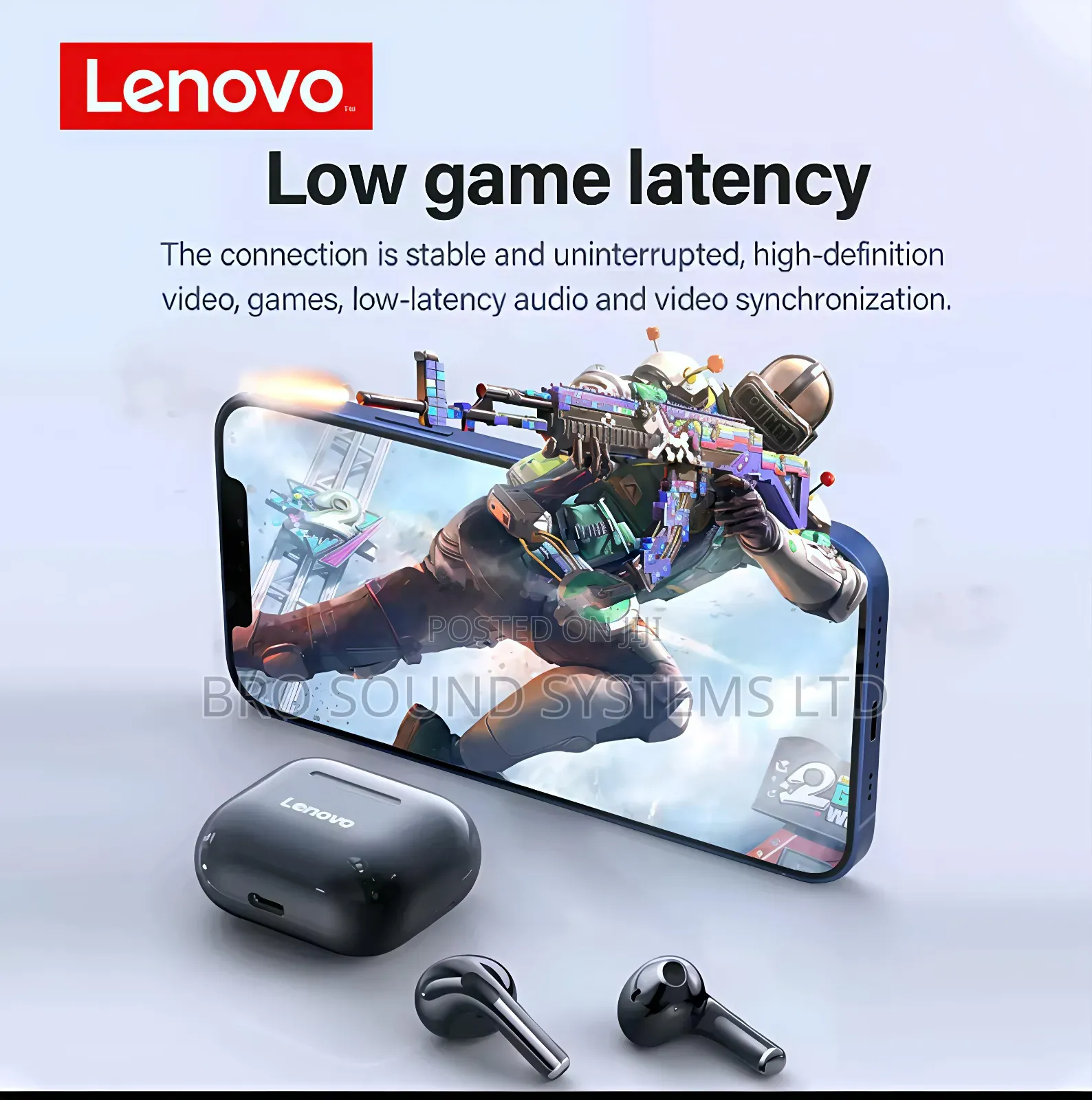 Original Lenovo Lp40 Wireless Headphones Bluetooth Earphones
