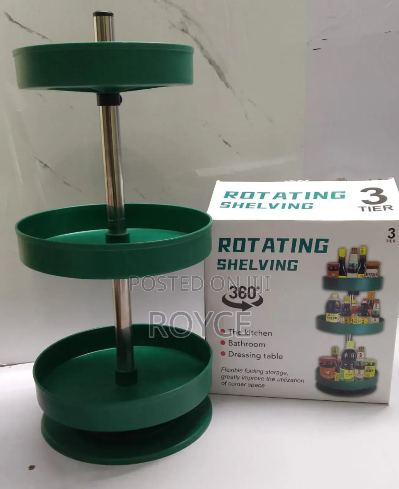 3 Tier Rotating Shelving