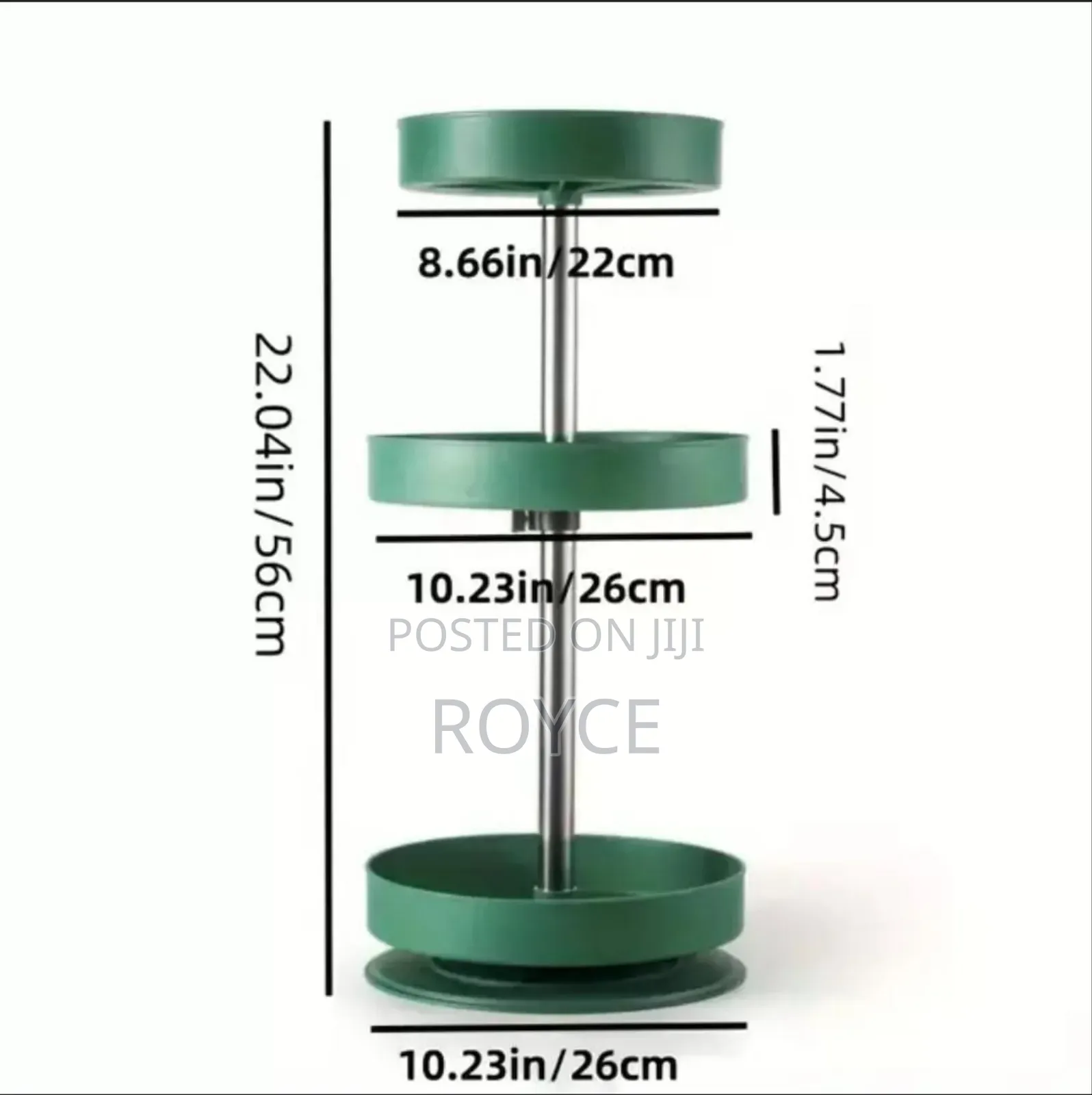 3 Tier Rotating Shelving