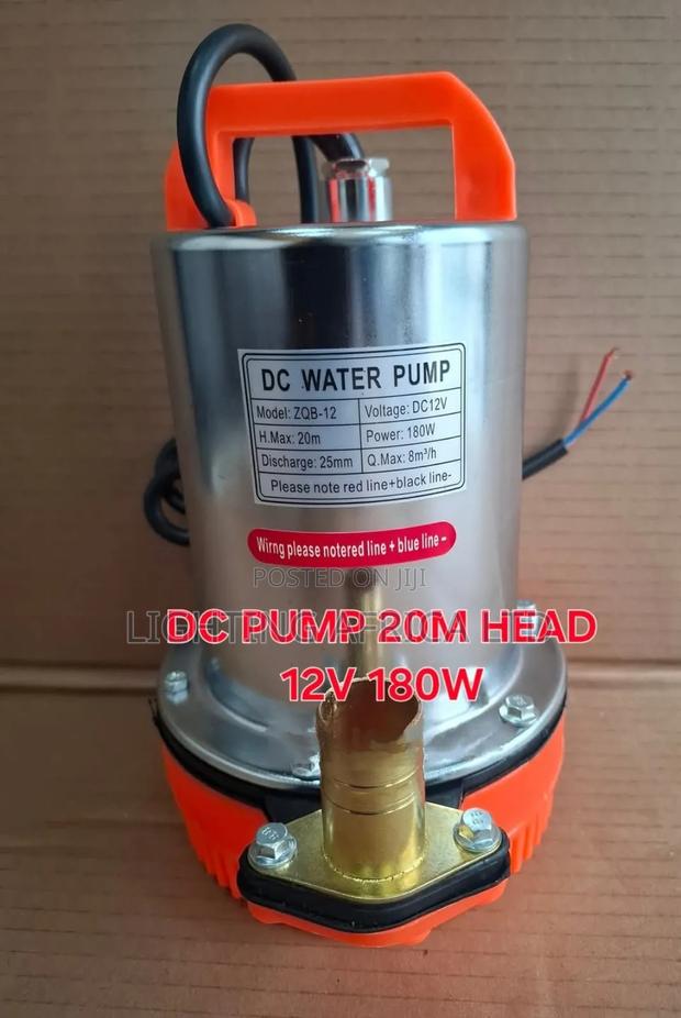 20 Meters Head 12v (180watts) Submersible Solar Pump