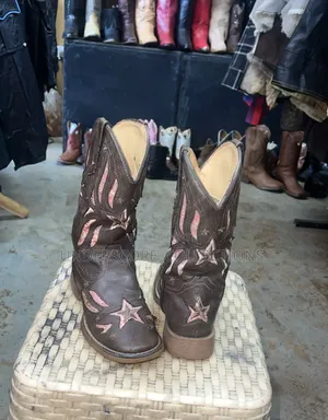 Girls Thrifty Multi-Coloured Cowboy Boots