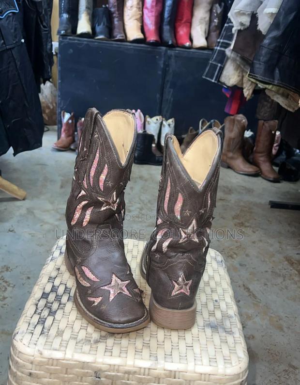 Girls Thrifty Multi-Coloured Cowboy Boots - main view