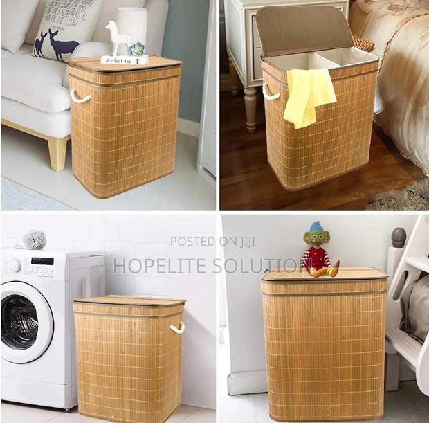 Bamboo Laundry Basket - thumbnail 5