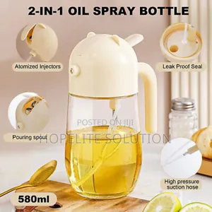 2 in 1 Oil Dispenser,Spray and Pour