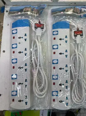 Power King Heavy Duty 5 Way Power Socket Extension