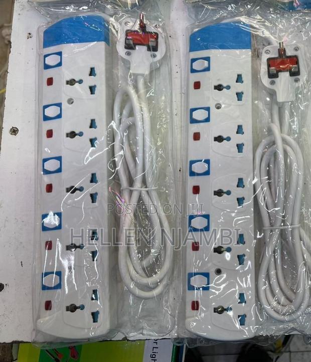 Power King 5way Heavy Duty Power Extension With 3m Cable