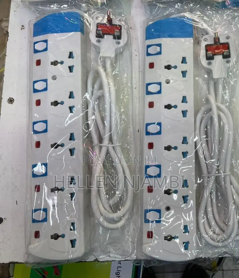 Power King 5way Heavy Duty Power Extension With 3m Cable