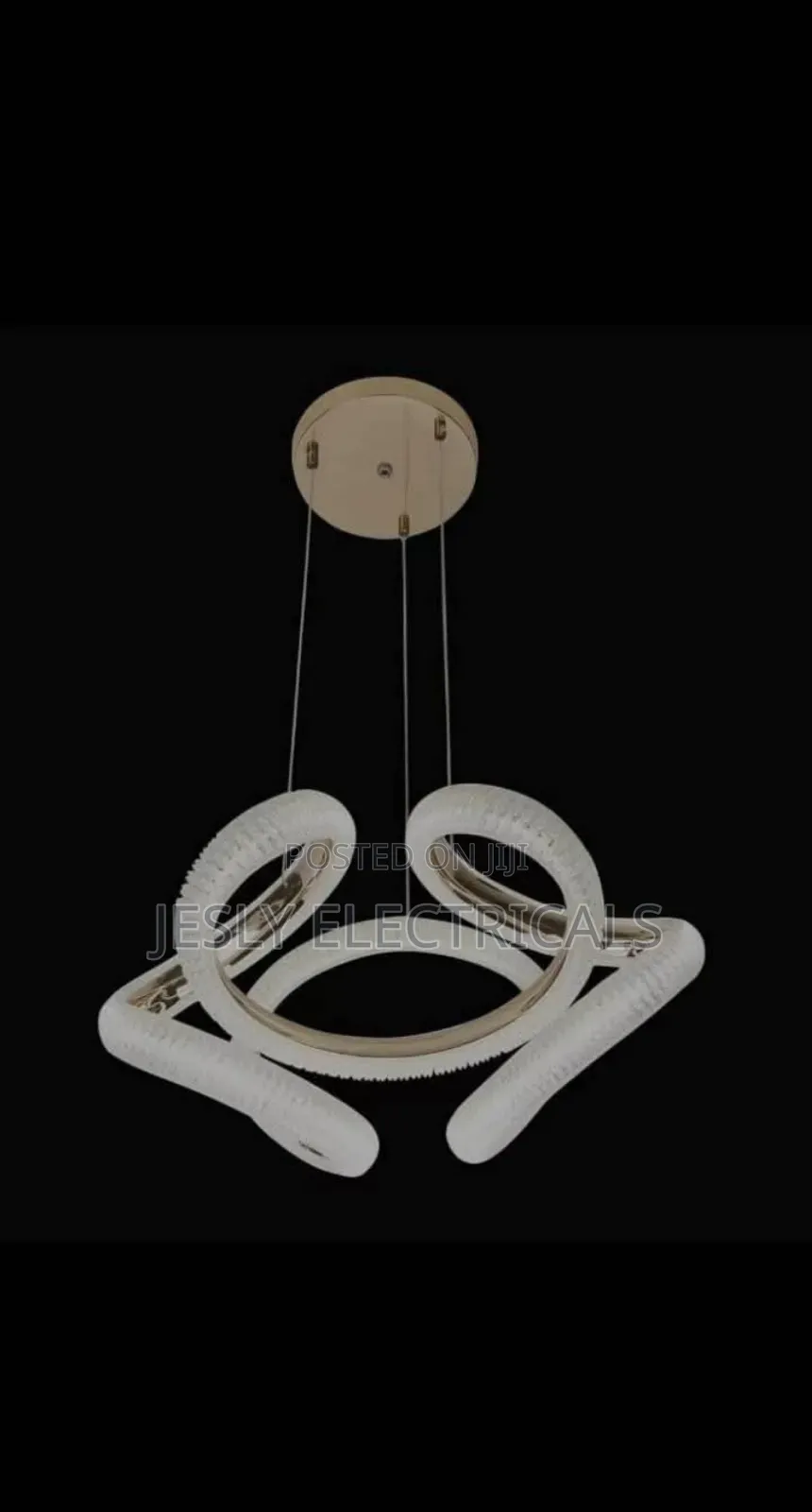 Modern 3c Crystal Chandeliers Led Rings