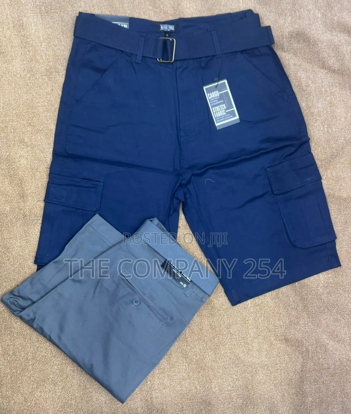 Quality Cargo Khaki Casual Plain Cargo Shorts