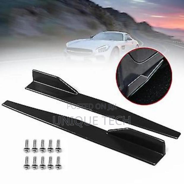 Premium Side Skirts – Matte Black Finish, Ready To Install