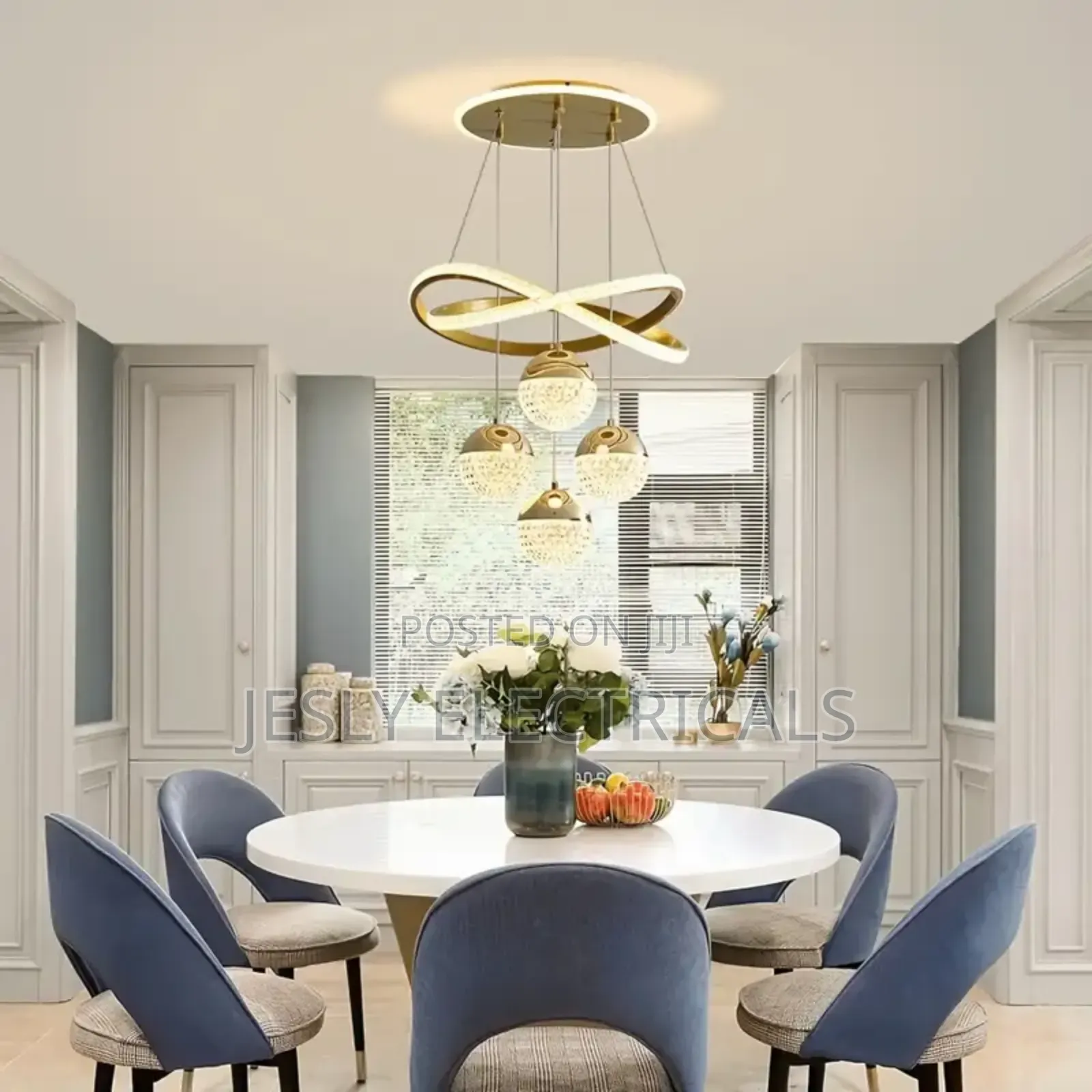 Designer Art Three Head Nordic Luxury Chandelier Light