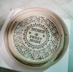 Nordic Decorative Round 2pcs Trays - thumbnail 2