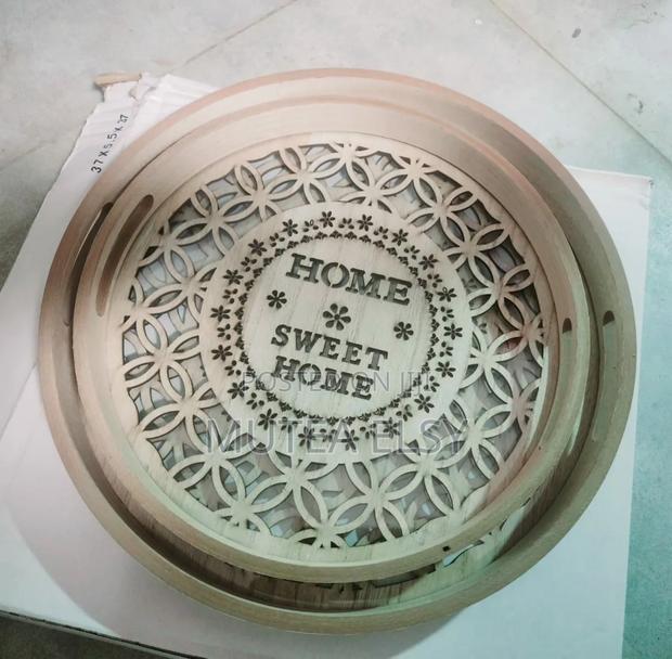 Nordic Decorative Round 2pcs Trays - main view