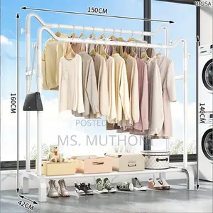 Garment Rack Floor Standing Clothes Rack/ Hanger*