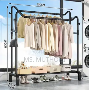 Garment Rack Floor Standing Clothes Rack/ Hanger*