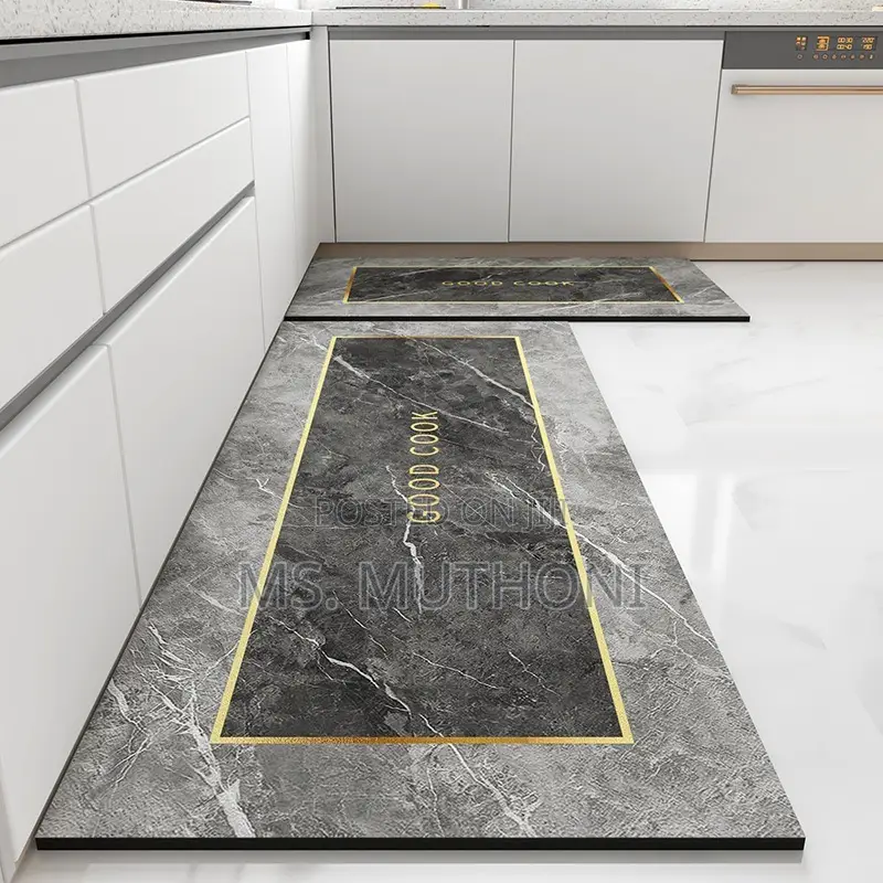 2pcs Diatomite Rubber Kitchen Mats*