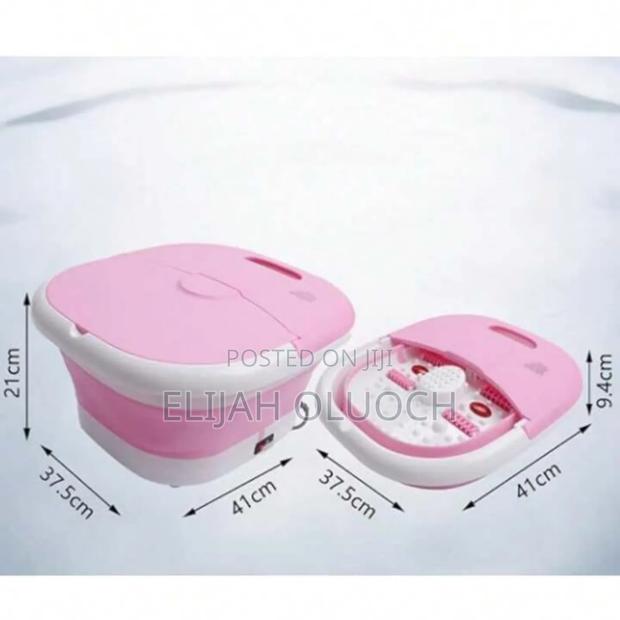 Portable Silicon Folding Electric Foot Bath Massage Machine - thumbnail 4