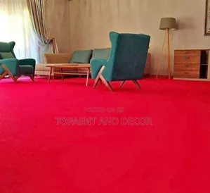 Red Vip Wall to Wall Carpet in Executive Office