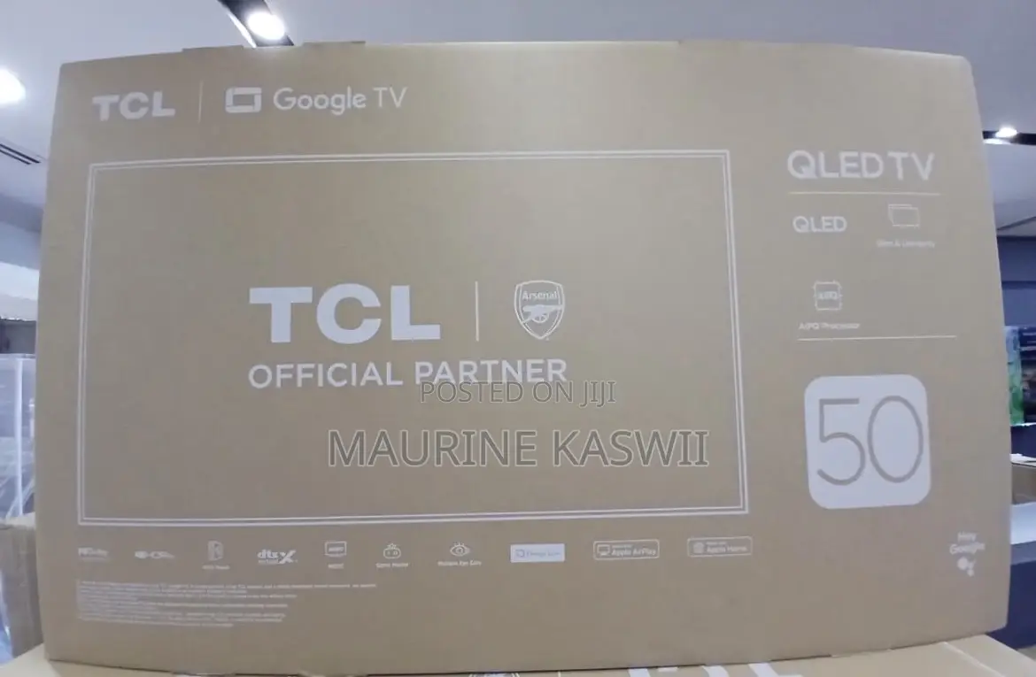TCL 50” T6c Qled Uhd Frameless (2025