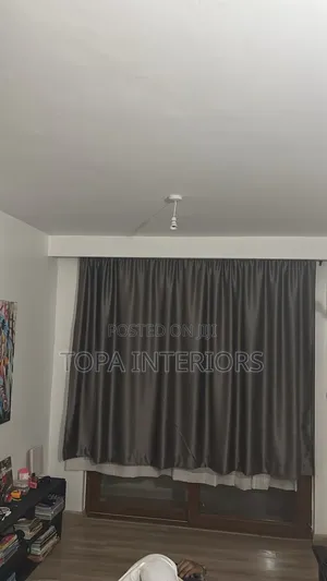 Dark Grey Bedroom Privacy Window Curtains Decor
