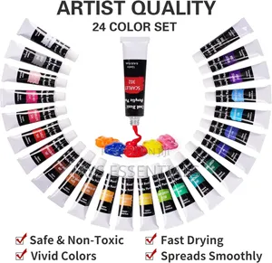 24pc Acrylic Paint Set