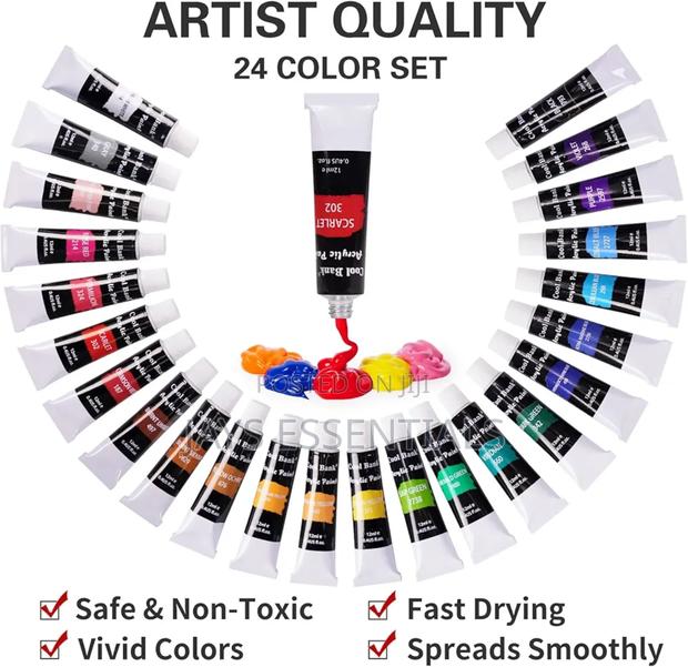 24pc Acrylic Paint Set - thumbnail 2