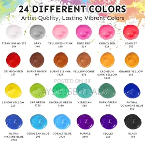 24pc Acrylic Paint Set