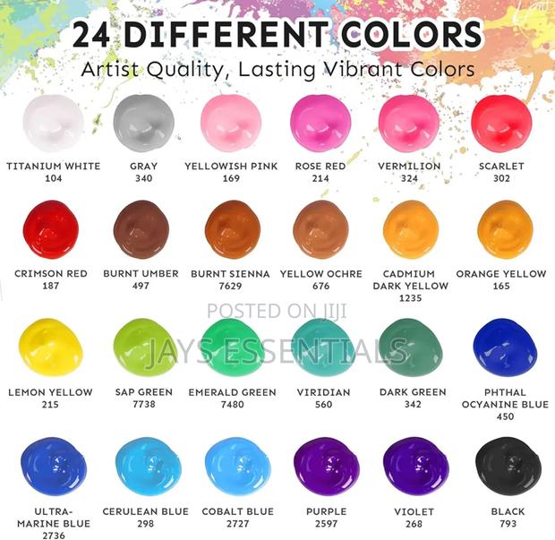 24pc Acrylic Paint Set - thumbnail 3