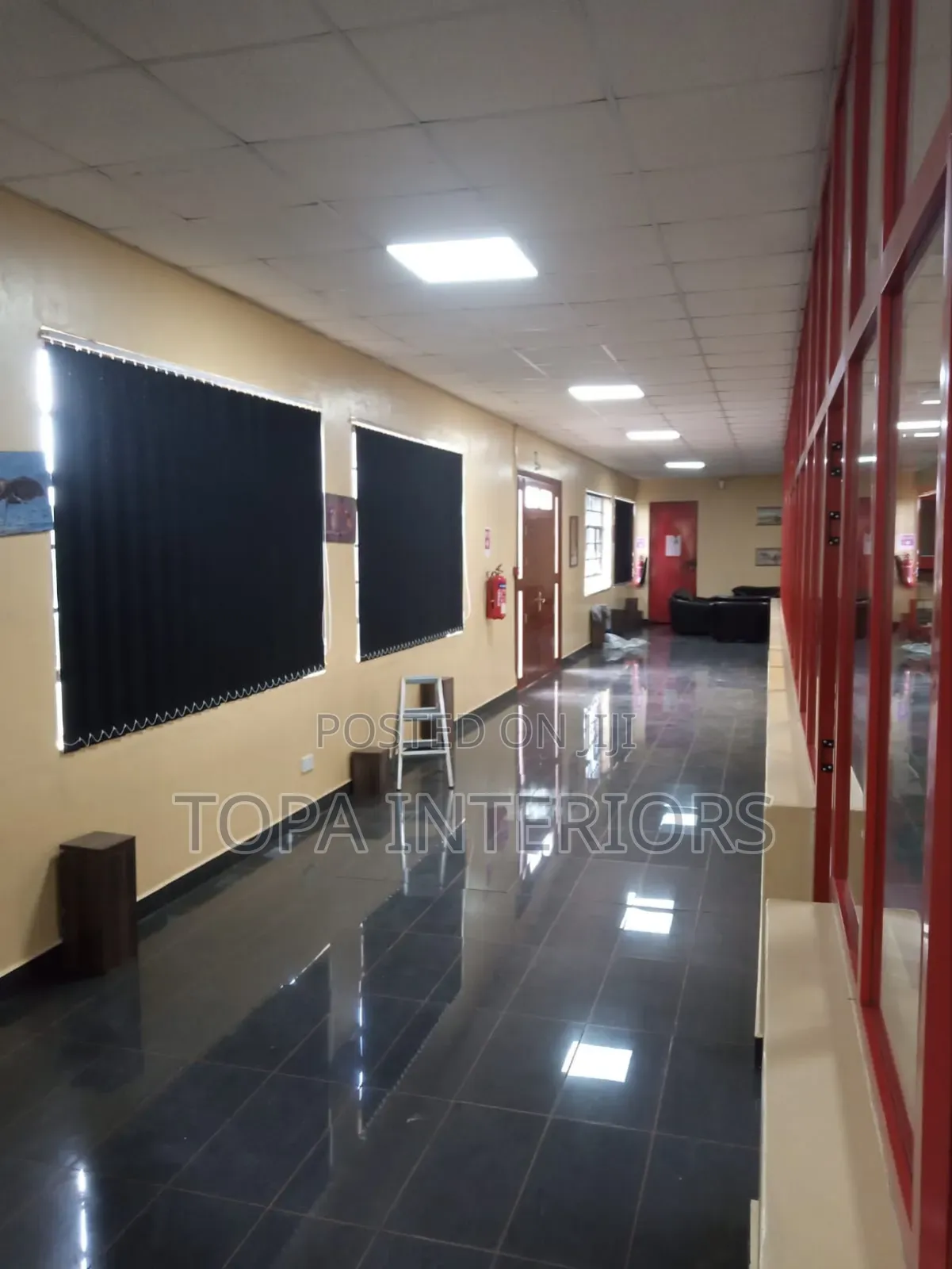 Black Office Curtains Vertical Office Window Blinds