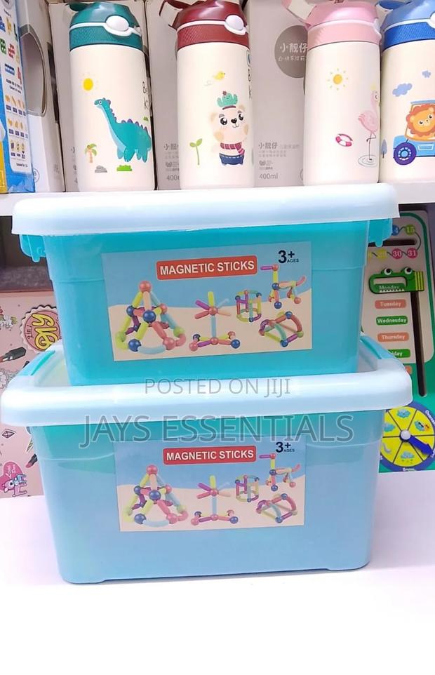 64pc Stem Montessori Magnetic Sticks