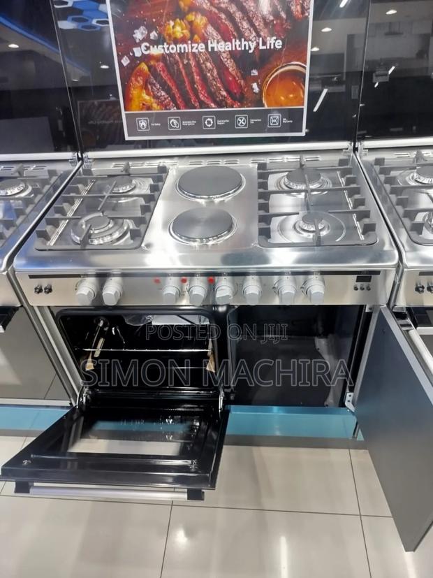 Haier Standing Cooker 4g + 1e With Gas Compartment