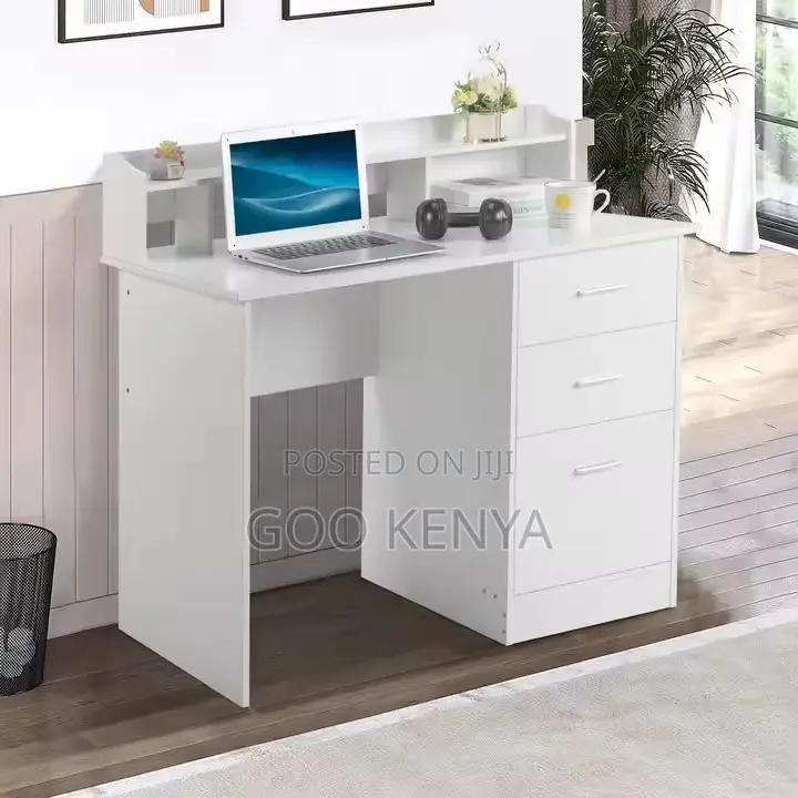 Office Desk ; Three Drawer Computer Desk