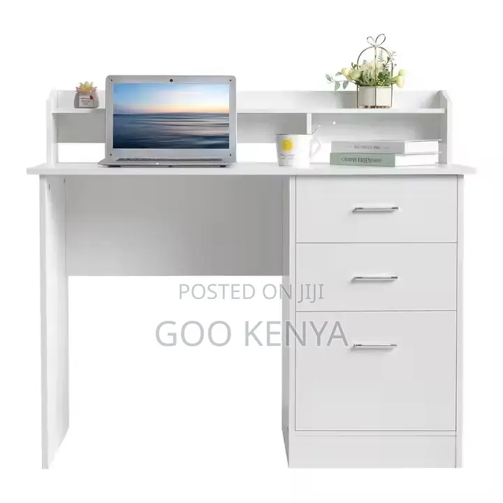 Office Desk ; Three Drawer Computer Desk