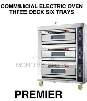 Commercial Electric Oven Three Deck Six Trays - thumbnail 2