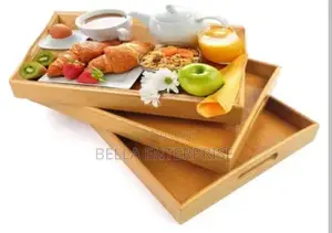 Multifunctional Big Sized 3in1 Bamboo Serving Trays