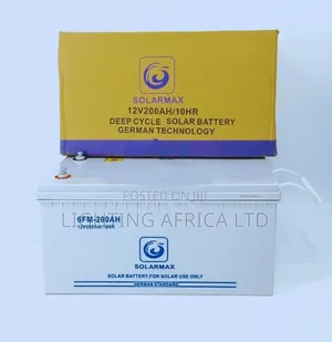 200ah/10hrs Backup Solarmax Maintenance Free Solar Battery