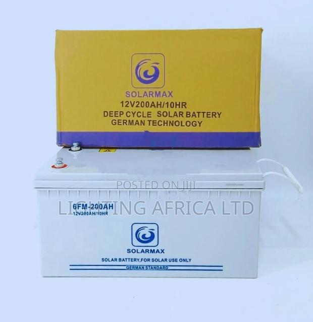 200ah/10hrs Backup Solarmax Maintenance Free Solar Battery