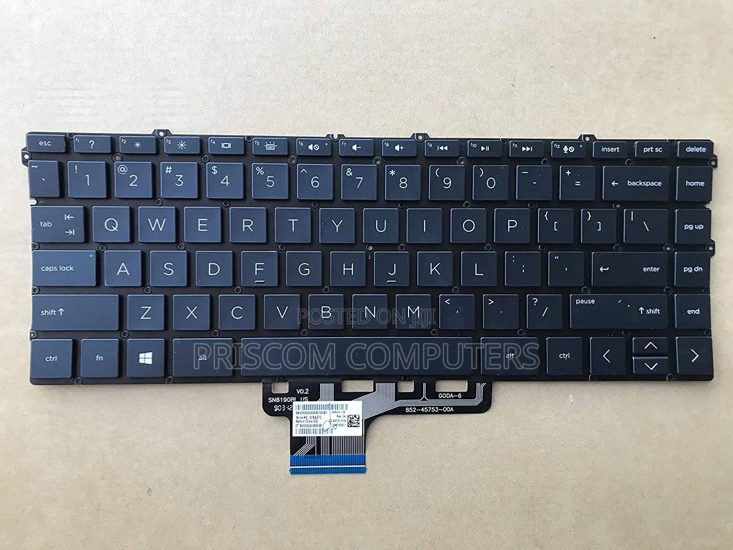 Laptop Keyboard For Hp Spectre X360 13-aw With Backlit