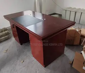 Office Desk: Director's Boss Writing Mahogany Table -1200mm