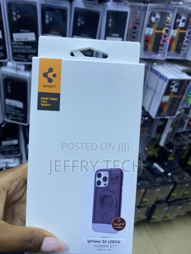 Poluke Spigen for iPhone 16 Tough Armor Magsafe Case - thumbnail 2