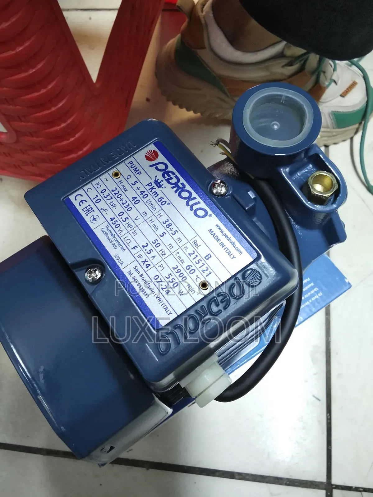 Pedrollo Booster Water Pump 0.5hp